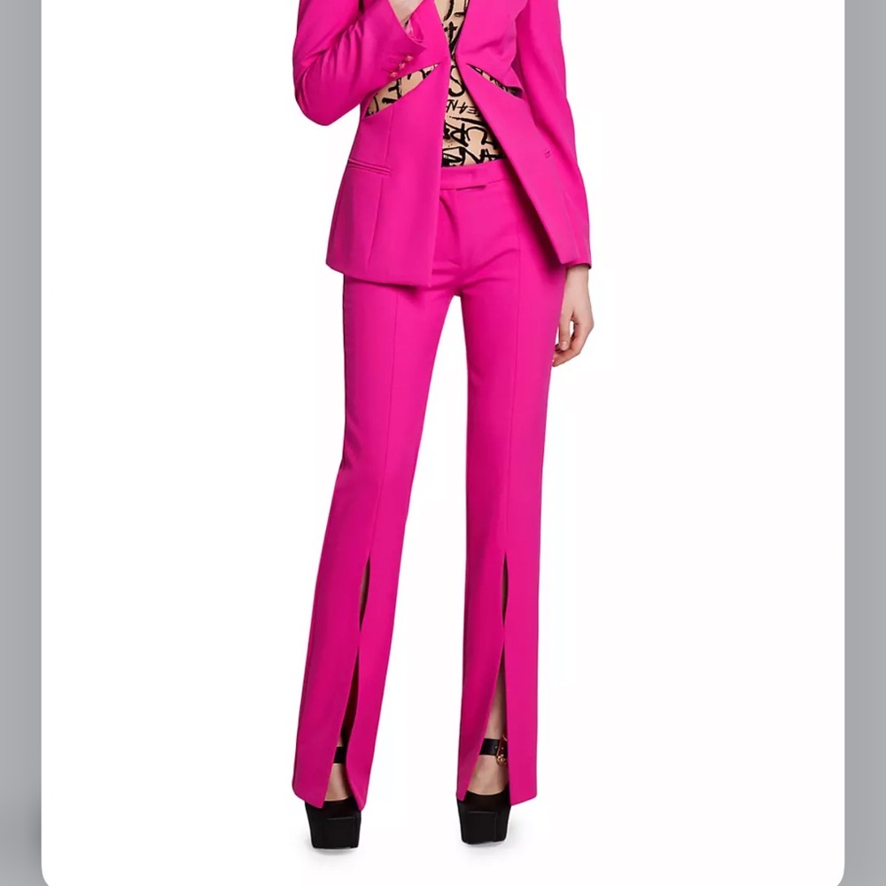 Versace Jeans Couture Split Detail Pink Pant